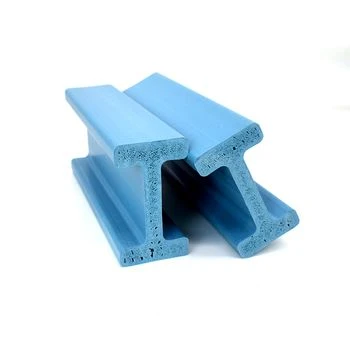 Polivinilchlorido plastiko mėlyna H20 sija PVC
